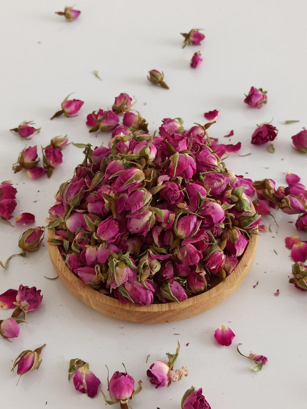 گل محمدی خشک